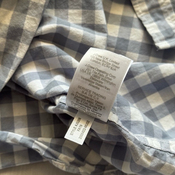 J. Crew Plaid Classic Fit Button Down Shirt - Picture 6 of 8